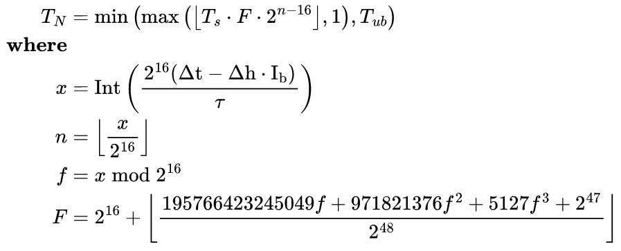 But come down to Earth and face the brutal reality of binary computers with limited precision. This adjusted formula is optimized to run fast on real hardware, with minimal error.