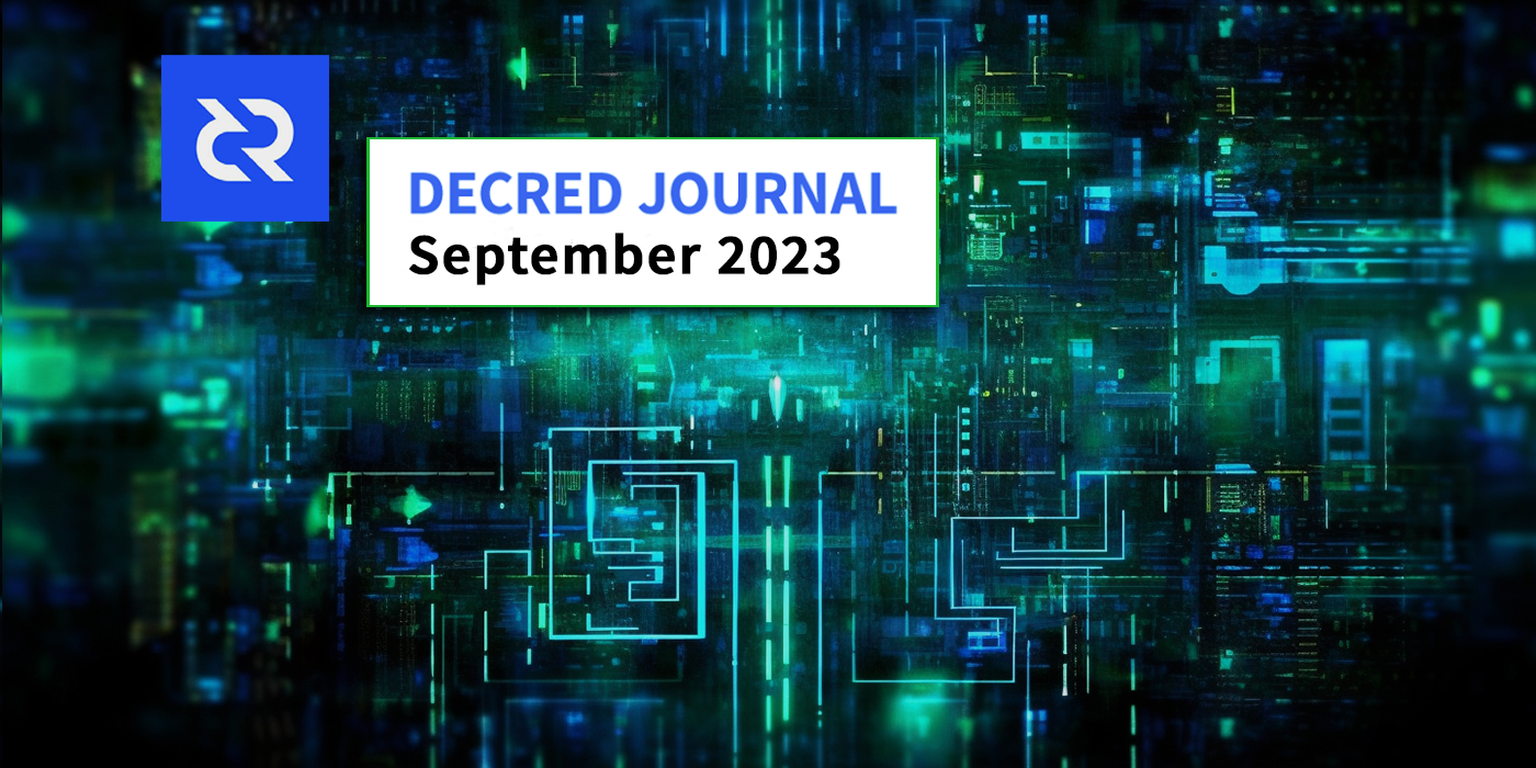 Decred Journal – September 2023