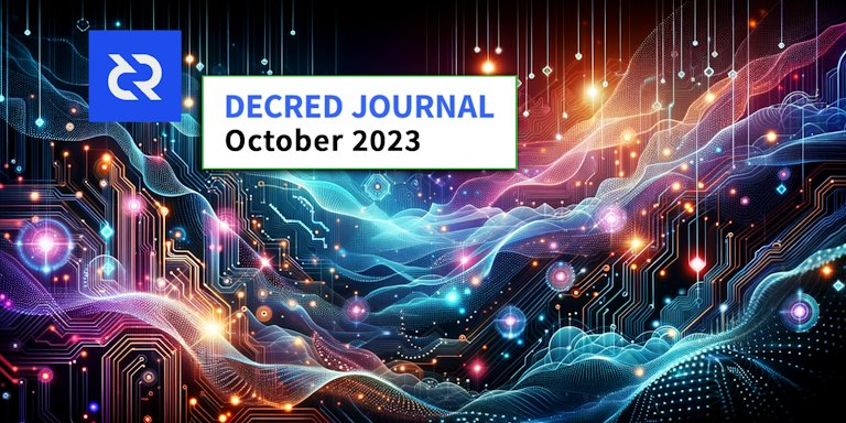 Decred Journal – October 2023