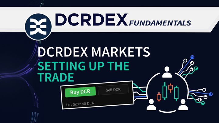 Discovering DCRDEX Markets page