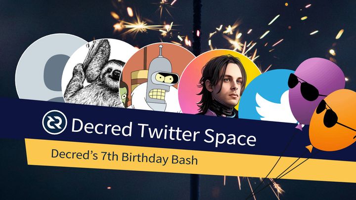 Decred's 7th Birthday Bash