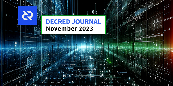 Decred Journal – November 2023